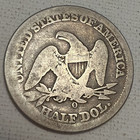 1854-o Seated Half Dollar - With Arrows