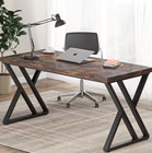 Heavy Duty Computer Desk Home Office Wood Pc Laptop Writing Study Corner Table