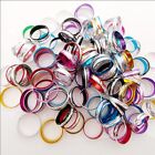 Wholesale 1000 Pcs Bulk Mix Color Aluminum Rings Kid Party Gift Fashion Jewelry