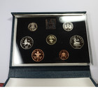 1985 - Uk Great Britain Royal Mint Clad 7 Coin Proof Set No Coa  47646q