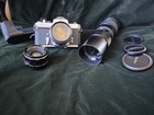 Vintage Asahi Pentax Spotmatic Sp Classic 35mm Camera With Accessories