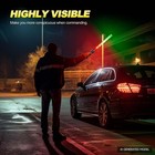 1 Pack 21 Inch Traffic Wand With 3 Flashing Modes Red green