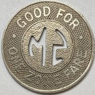 Santa Monica Municipal Bus Lines One Fare Transit Token