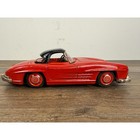 Vintage Bandai Mercedes Benz 300sl Red Tin Friction Toy Car Japan