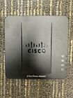 Cisco Spa100 Analog 2 Port Phone Adapter With Adapter Cables And Guide