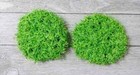 Crochet Handmade Kitchen Reusable Dish Scrubbies Sponge 3 Inch Green 2pc Set