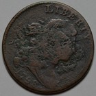 1798 Draped Bust Large Cent - 2nd Hair Style - Corrosion - Us 1c Copper Penny