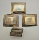 Tiffany   Co Ash Tray   Match Stick Holder    sterling Silver Makers Sterling