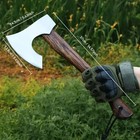 Viking Style Camping Axe     Hand Forged Steel For Chopping   Logging