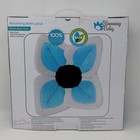Blooming Baby Lotus Plush Spa Bath For Your Sink Turquoise Blue   White Open Box