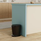 Simplehuman 6 Liter   1 6 Gallon Compact Plastic Round Bathroom Step Trash Can
