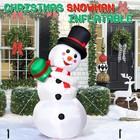 Christmas Inflatables  6ft Christmas Blow Up Snowman  Outdoor Inflatable Chri   