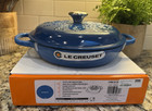New Le Creuset No  l Signature Snowflake 2 25 Qt Braiser Marseille Snow Cast Iron