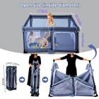 Foldable Baby Playpen 50 x50  play Pen For Babies And Toddlers  Portable Playpen