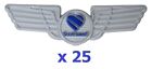 New 25-pack Southwest Airlines Kids Junior Pilot Wings Plastic Stick-on Adhesive