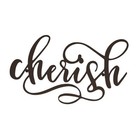 Wall Sign 3d Word Art Metal Cutout Cherish For Wall D  cor Home Decoration