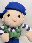 Sugar Loaf Creations 10  1997 Plush Little Boy Doll W  Hat Overalls Vintage