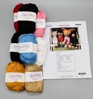 Knit Picks Gurumi Family Amigurumi Kit Cat Dog Boy Girl Pattern 8 Skeins Yarn