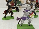 Vintage 1971 Britains Ltd Deetail Toy Soldier Medieval Knights Horses Lot  5