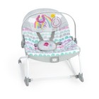Infant Toddler Rocker Vibrating Seat Baby Bouncer W  Toy Bar 2-in-1 Function New