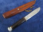 Very Nice Vintage Original Us Marble s 6  Blade Ideal Knife And Original Sheath