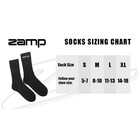 Zamp Ru003003m  Racing Socks  Medium  Black  1-layer  Sfi 3 3 Approved