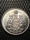 1964 Canadian Half Dollar  80  Silver  Nice Proof Like Ch Bu  dd4