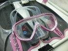 Cressi Palau Saf Scuba Diving Set  Black And Pink  Xs s Fins  Mask And Snorkel