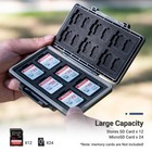 36 Slots Memory Card Case Water-resistant Anti-shock Memory Card Wallet For 24 M