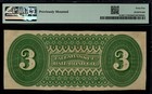 18xx  3 The Tallahassee Rail Road Co  Pmg Choice Xf 45 Broken Banknote 
