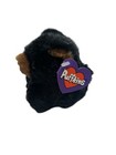 Swibco Vintage Puffkins Benny Bear With Tag Black Soft Round Beanie Ball Plush