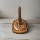 Knit Crochet Wooden Spinning Yarn Thread Spool Holder Yarn Winder Stand Tool