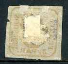 Romania 1862 First Issue 3pa Orange Scott  15 Mint D991
