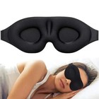 3d Travel Silk Eye Mask Sleeping Soft Padded Shade Cover Rest Relax Blindfold Us