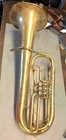 Bozzanini Baritone Rotary Valves Brass Body Bell Lacquered