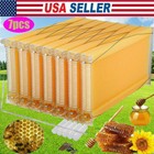 7ps Upgraded Auto Flowing Honey Beekeeping Beehive Frame Bee Comb Hive Foodgrade