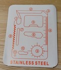 Black Stainless Steel 11 In 1 Wallet Multi Tool Knife Survival Camping W sleeve