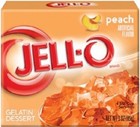 Jell-o Peach Gelatin Dessert Mix 2 Box Pack