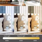 Led Vanity Lights For Mirror  Hollywood Style Vanity Lights With 10 Dimmable