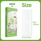 60 Pack Window Fly Traps  Sticky Non-toxic Clear 60pack