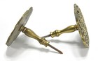 Vintage Brass Curtain Tie Backs