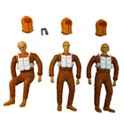 Space 1999 Mattel Eagle 1 Bergman Russell Koenig Figures Lot Vintage 1975 1976