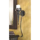 Gothic Iron Candleholder Sconce