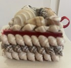 Sea Shell Art Keepsake Box Vintage Sailors Valentine  Jewelry Box Lined