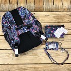 Vera Bradley Lighten Up Backpack  Id Case   Lanyard  Packable Travel Bag Nwt