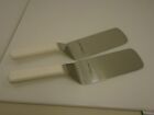 Dexter Usa 8x3 Set  2  Spatulas Stainless Semi Flex White P94856 Factory Seconds