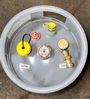 New Forklift Propane Tank Cylinder Gauge Dot Tc Compliant Ul Listed 33 5lb Steel