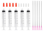 10ml Glue Applicator Syringes With 18g 4 Inch Blunt Tip Injector Long Needles   