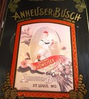 Vtg Anheuser Busch Budweiser Beer Bar Maid Mirror Advertising Sign 20x26 Framed
