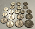 Old Switzerland Coin Lot  19   1 2 Franc  1 Franc  2 Francs  Variety Of Dates